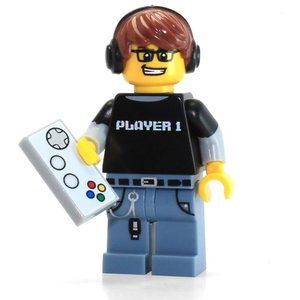 LEGO Minifigure Video Game Guy Gamer